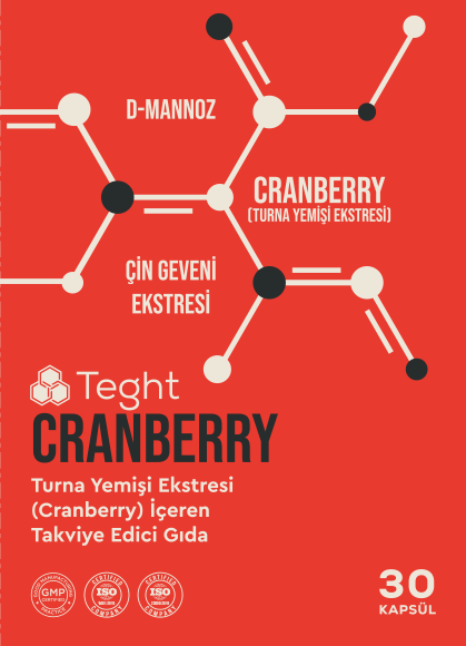 TEGHT Cranberry Turna Yemişi Ekstresi (Cranberry) İçeren Takviye Edici Gıda resmi