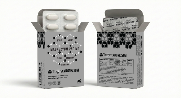 TEGHT Magnezyum ve Vitamin B6 İçeren Takviye Edici Gıda resmi